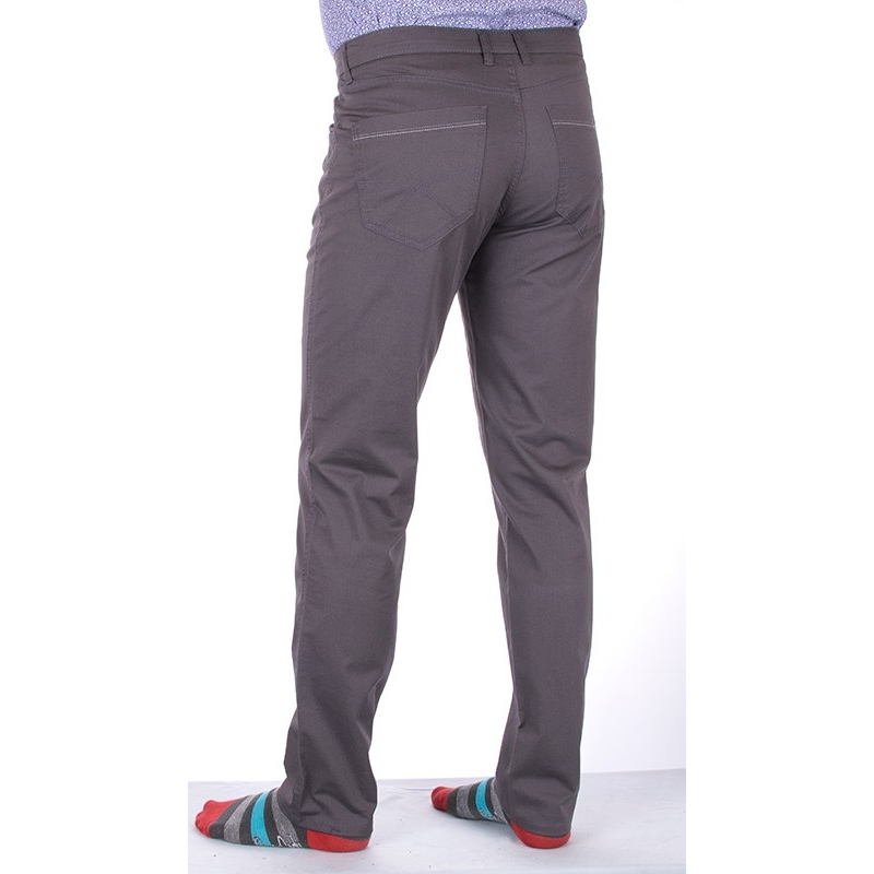 Szare spodnie Lord R-52 bawełniane roz. 82-112 cm