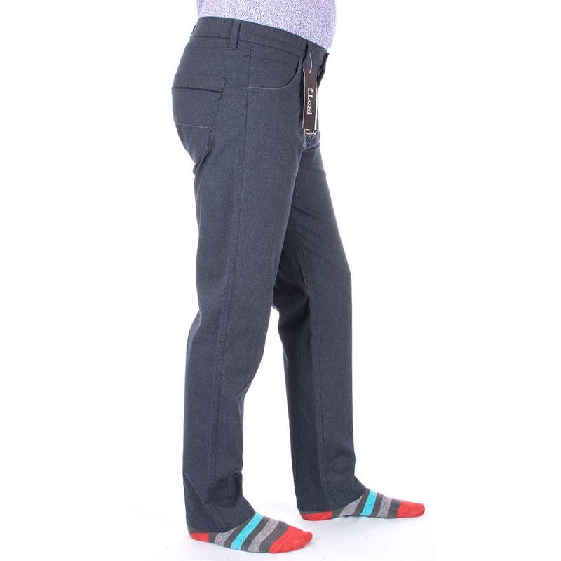 Spodnie bawełniane Lord R-54 granatowo-jeansowe roz. 82-112 cm