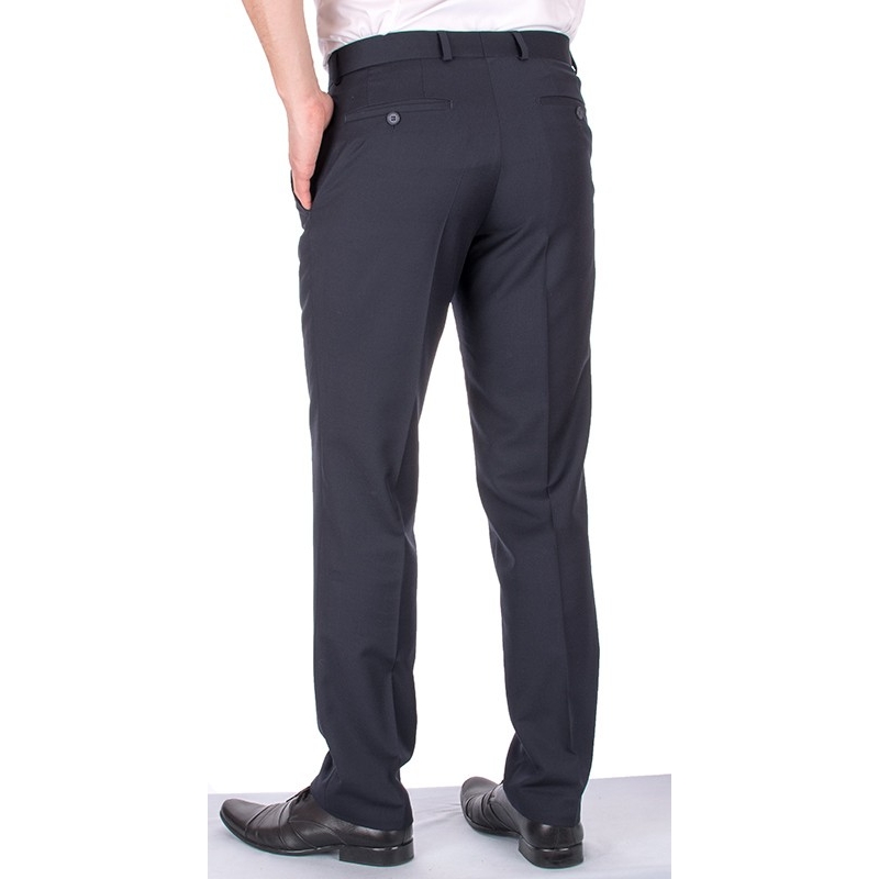 Granatowe spodnie męskie Lord Sp.051 w kant rozmiar 84-114 cm