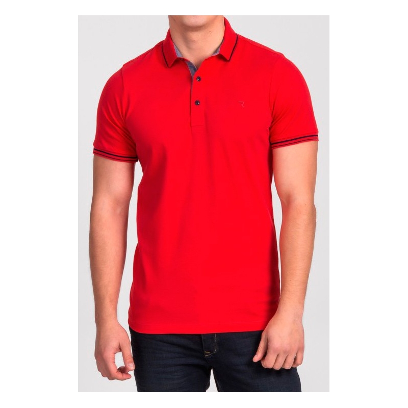 Czerwona koszulka polo Repablo Simon 1907-6