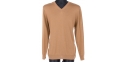 Wełniany sweter Massimo w szpic mokka, camel roz. S M L XL 2XL 3XL 4XL