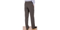 Jasnobrązowe proste spodnie wizytowe w kant Lord Sp.020 roz. 82-112 cm