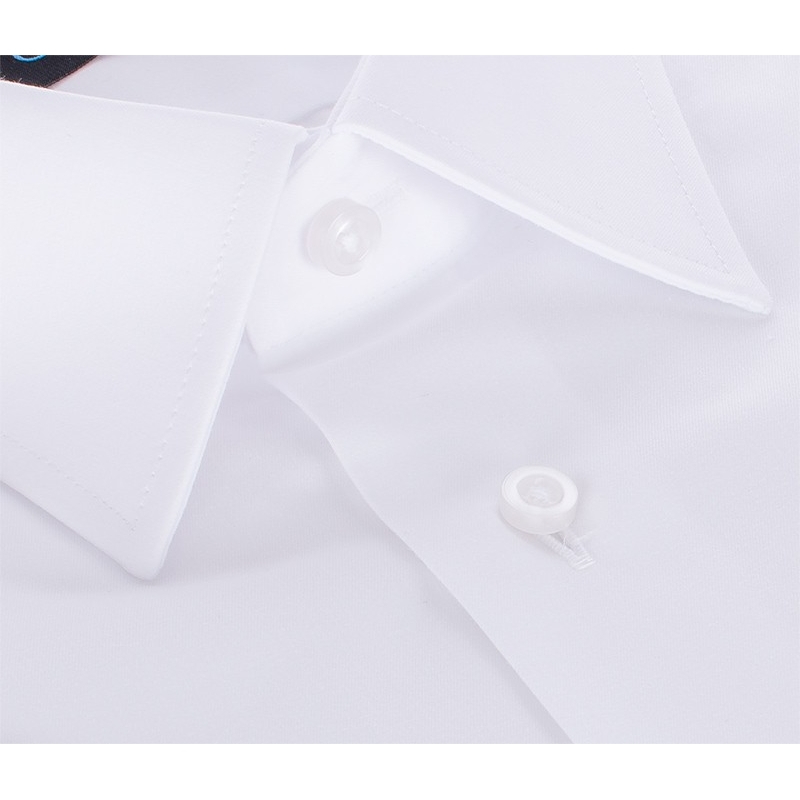 Koszula z krótkim rękawem Comen - biała slim