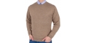 Beżowy sweter Kings Max Sheldon 10442 kolor 4608 wełna roz. M L XL 2XL
