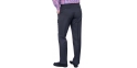 Granatowe niezwężane spodnie wizytowe Lord roz. 80-112 cm