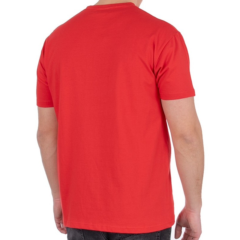 Czerwony bawełniany t-shirt Kings 750-101
