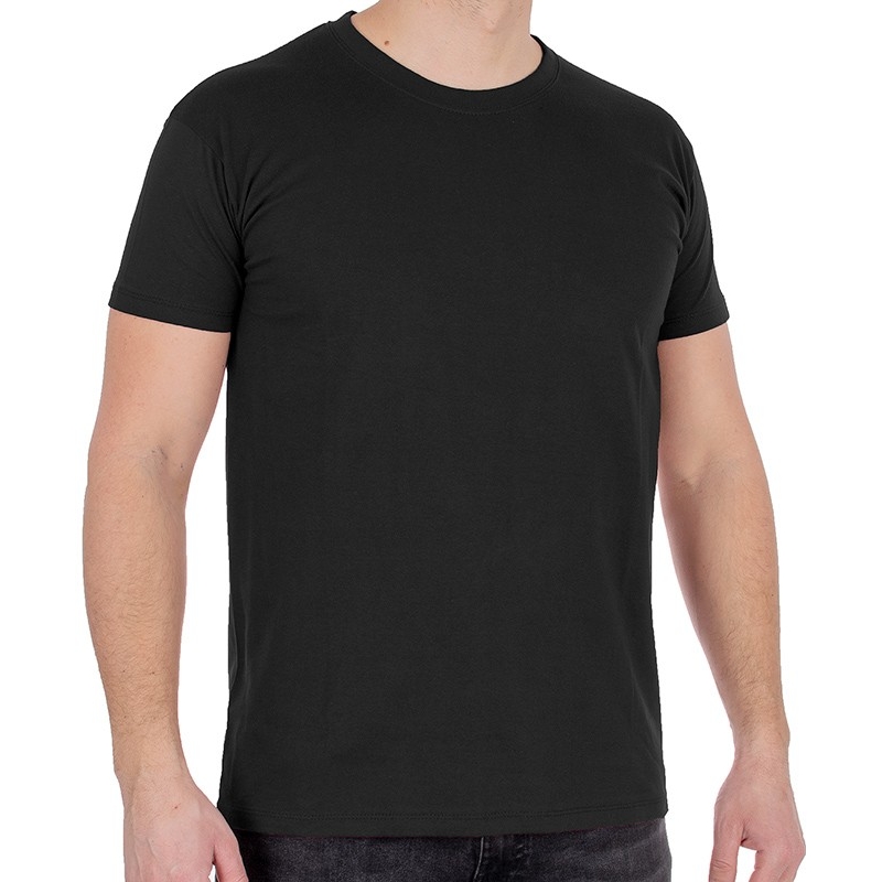Czarny bawełniany t-shirt Kings 750-101