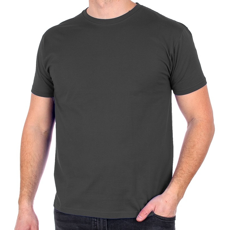Stalowy bawełniany t-shirt Kings 750-101 bawełna