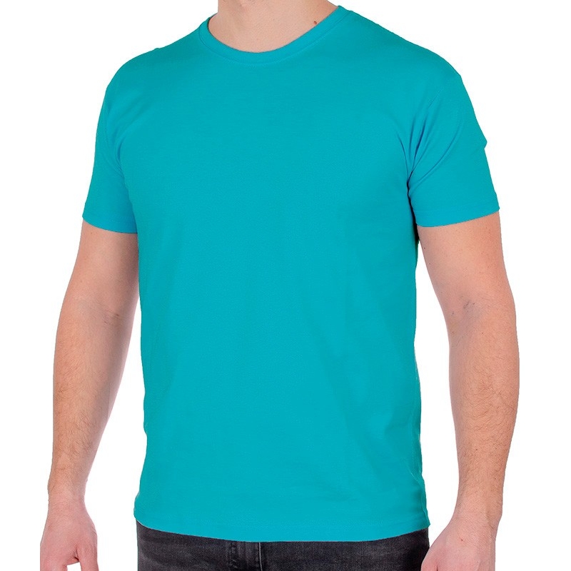 T-shirt Kings 750-101 turkusowy - bawełniany