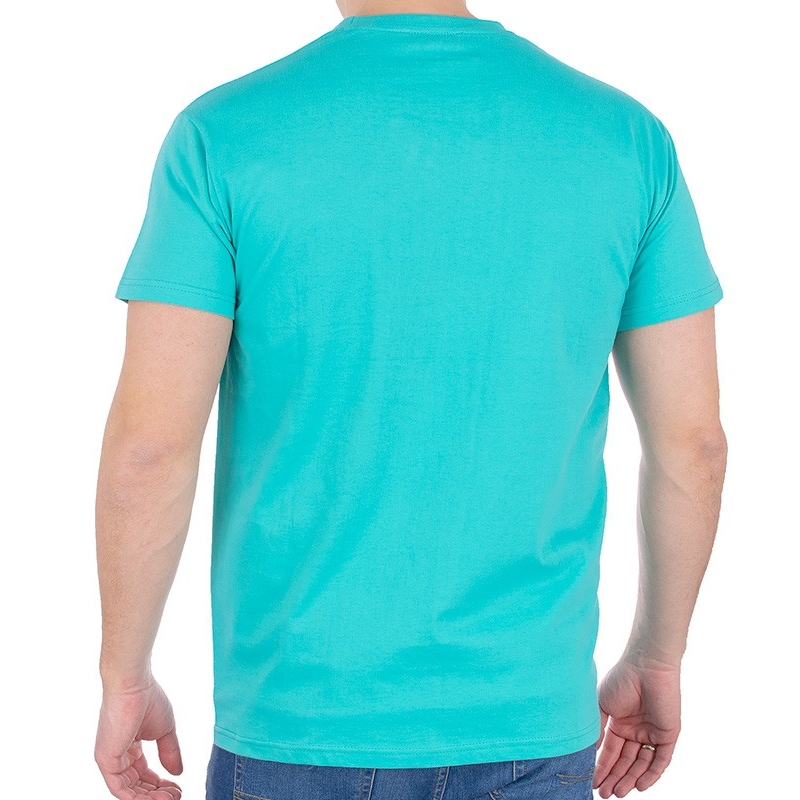 T-shirt Kings 750-101 bawełniany - morski jasny