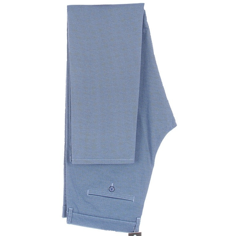 Niebieskie spodnie chinos Lord R-127 zwężane bawełniane roz. 84-112