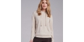 sweter z kapturem Feria FI46-5-23 jasno beżowy rozmiar 38 40 42 44