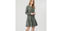 sukienka Sunwear ES201-5-36 gładka zielony rozmiar 38 40 44 46