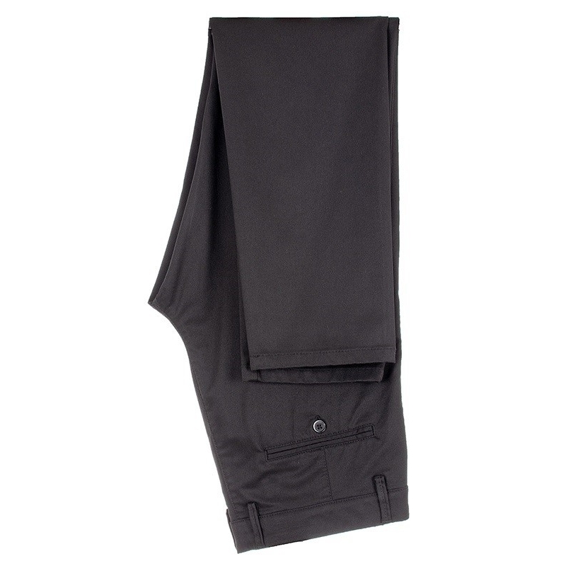 Czarne spodnie chinos Lord R-53 wełniane roz. 82-112 cm