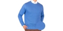 Błękitny sweter Lanieri u-neck 10-102-25 kol 040 r. M L XL 2XL 3XL