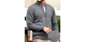Popielaty sweter męski Lasota Robert rozpinany rozmiar M L XL 2XL 3XL