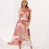 sukienka Sunwear GS210-2-20 łososiowo różowa rozmiar 38 40 42 44 46 48
