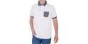 Biała koszulka PakoJeans TM Polo Rocky z kr. rękawem M L XL 2XL 3XL
