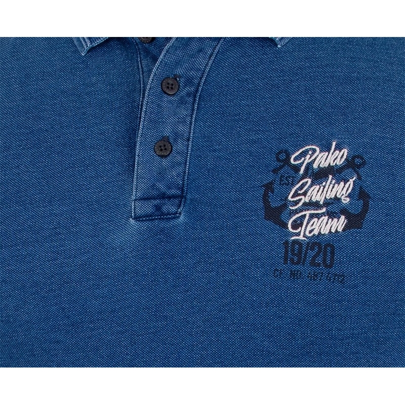 Ciemnoniebieska koszulka polo Pako Jeans TM Polo Jerry GR