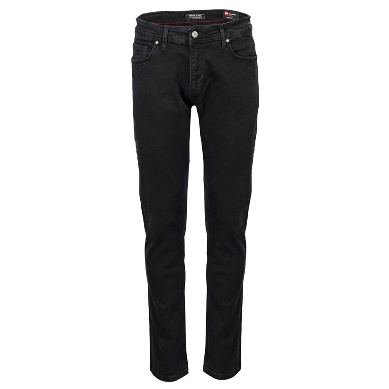 Czarne spodnie jeansowe Pako SPM 4688 B 3909 zwężane