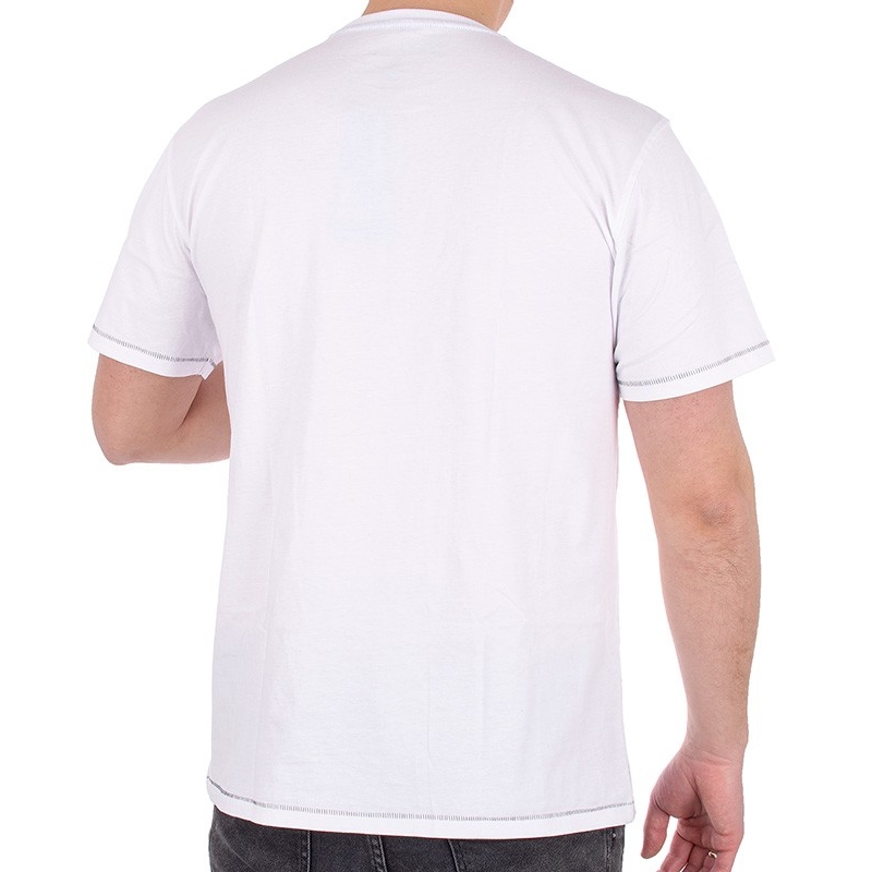 Biała koszulka Pako Jeans TPJ 5 DNM - bawełniany t-shirt krótki rękaw