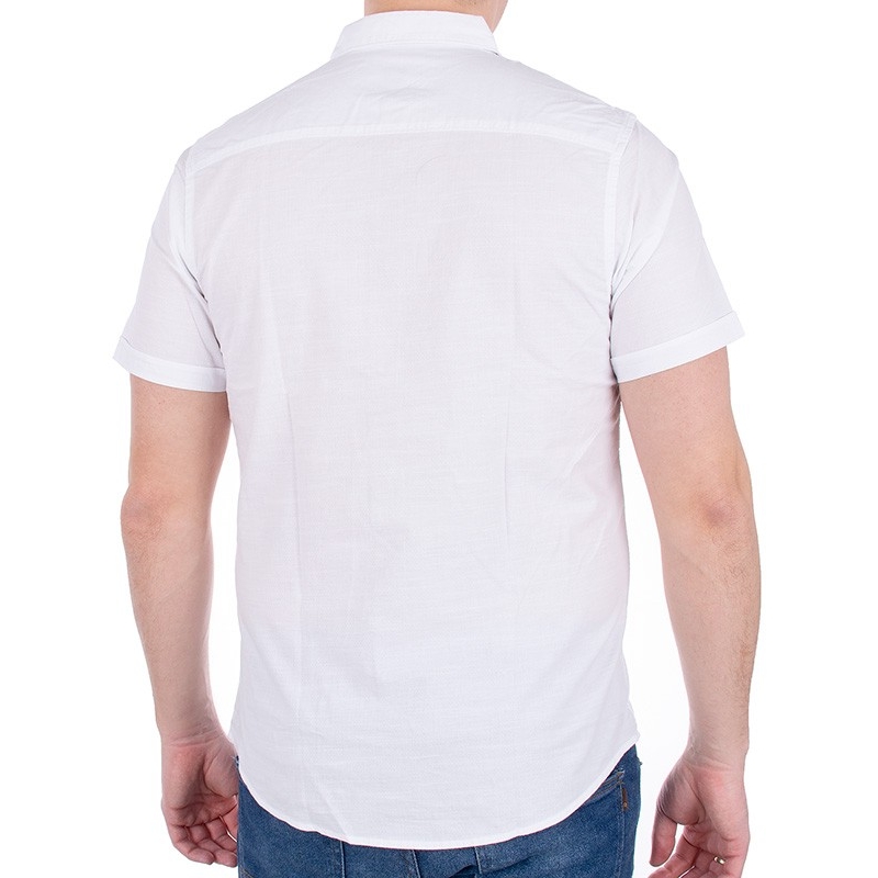 Biała koszula Pako KR 4 Dance z kr. rękawem i kieszonką