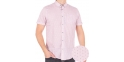 Różowa koszula krótki rękaw Pako PJKM 1 Camden CR roz. M L XL 2XL 3XL