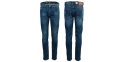 Spodnie jeansowe Pako model SPM CULT lekko zwężane koloru granatowego