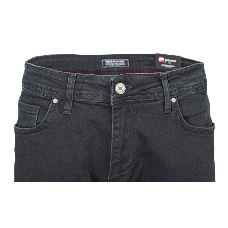 Spodnie jeansowe Pako model SPM 4688 B 3764 GF lekko zwężane - grafitowe