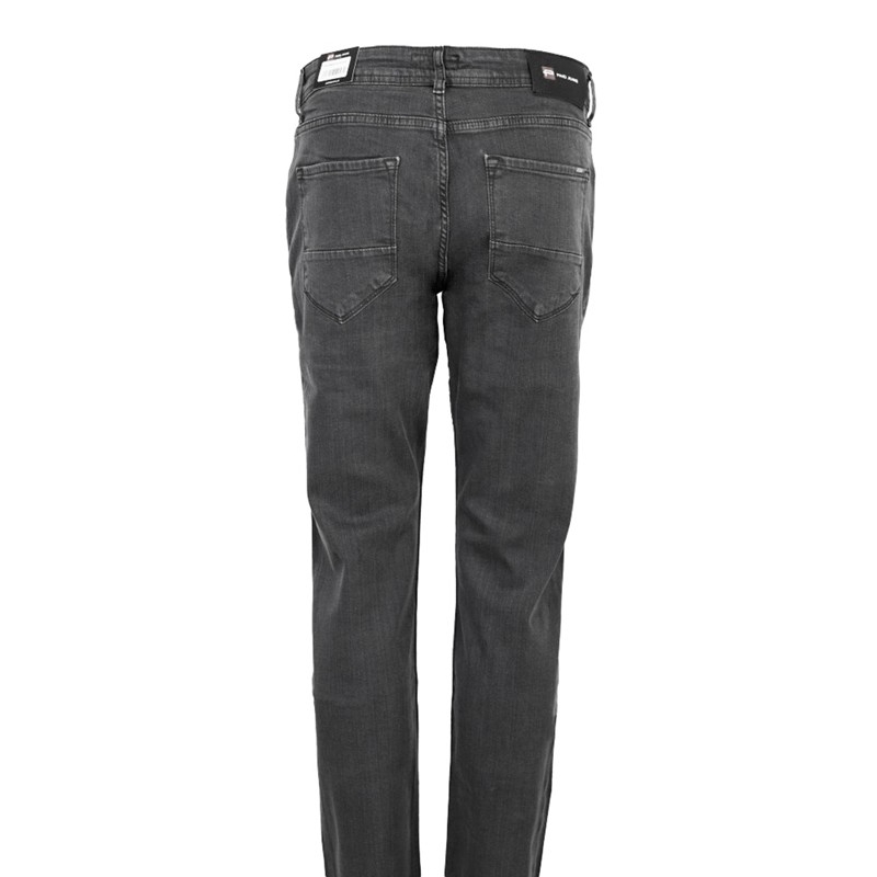 Grafitowe spodnie jeansowe Pako model SPM 4688 B 4167 GF lekko zwężane
