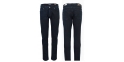 Ciemnogranatowe spodnie jeansowe Pako model SPM 4688 B 4080 zwężane