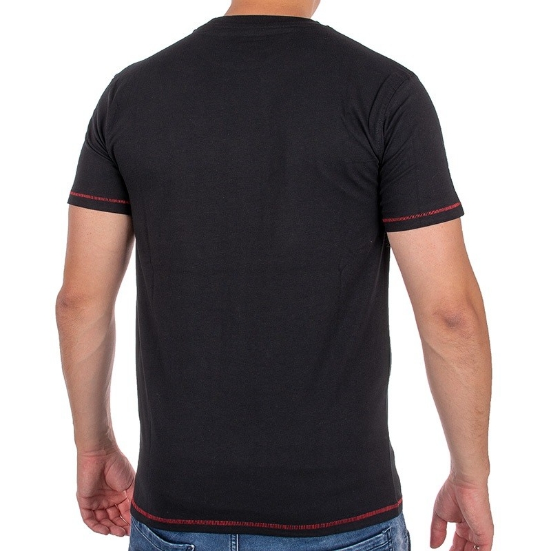 Czarna koszulka t-shirt krótki rękaw Pako Jeans T2M 2 Riot CZ