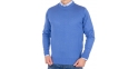 Błękitny sweter wełniany U-neck Pako Jeans roz. M L XL 2XL 3XL