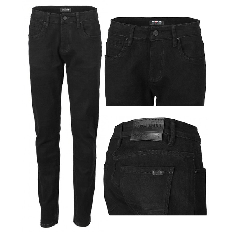 Czarne spodnie jeansowe Pako SPM Blake zwężane