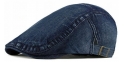 Letni kaszkiet bawełniany Pako Jeans model 8050-3 kolor ciemny jeans