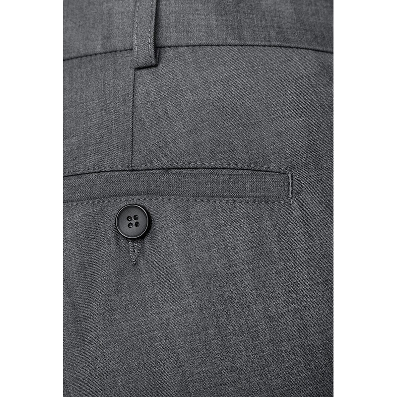 Szaro-grafitowe spodnie w kant Lord Sp.068 zwężane rozmiar 84-112 cm