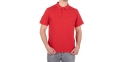 Gładka koszulka polo Pako Jeans T3M Polo Riviera CR koloru czerwonego
