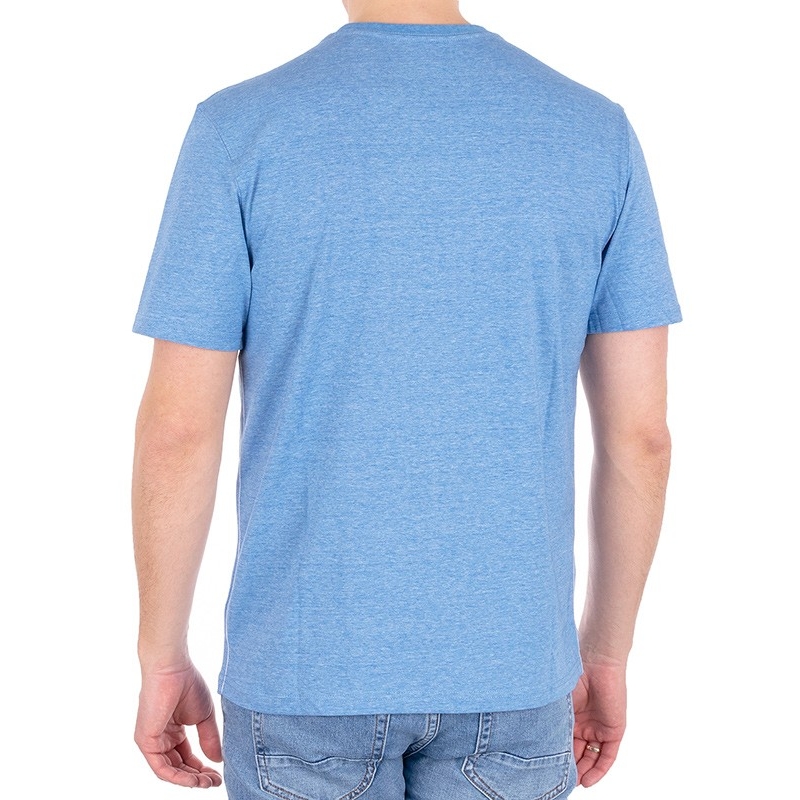 Niebieski t-shirt z nadrukiem Pako Jeans T3M 4 Carson NB - krótki rękaw