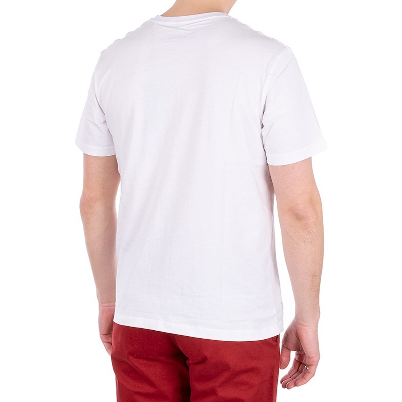 Biały t-shirt z krótkim rękawem Pako Jeans T3M 1 Festtival BI ze wzorem