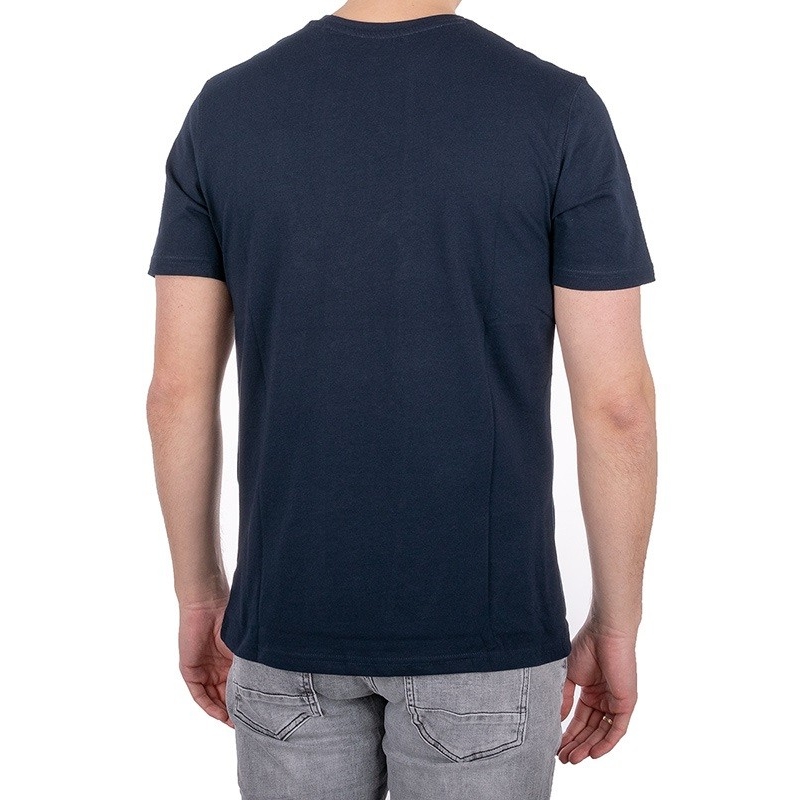T-shirt Pako Jeans T3M 7 Life GR granatowy z niebieskim napisem