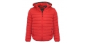 Czerwona kurtka zimowa Pako Jeans model Algor CR - pikowana
