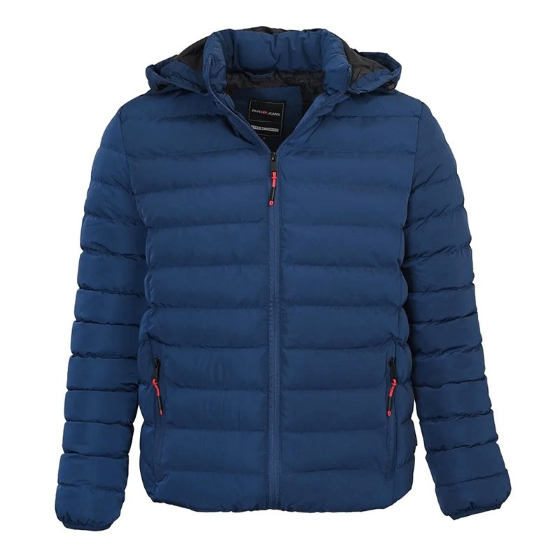 Granatowo-niebieska kurtka zimowa Pako Jeans model Algor GR
