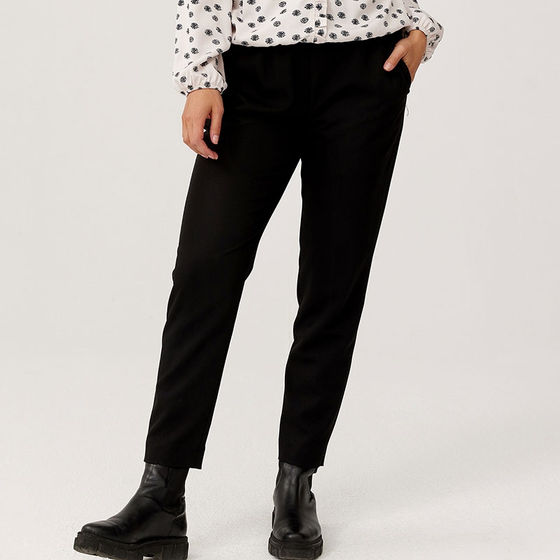 spodnie damskie na gumie Sunwear SM701-5-02 czarne rozmiary 38-46